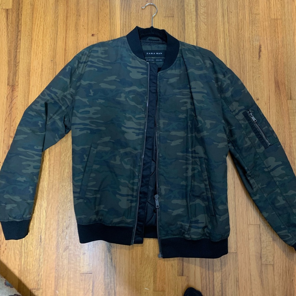 Zara Camo bomber